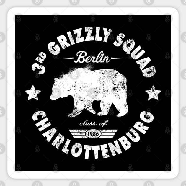 Berlin Germany Grizzly Sticker by Black Tee Inc